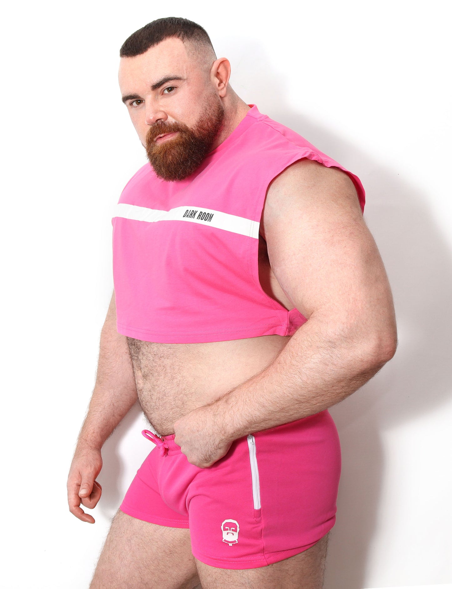 Burly Crop Top - Fuchsia