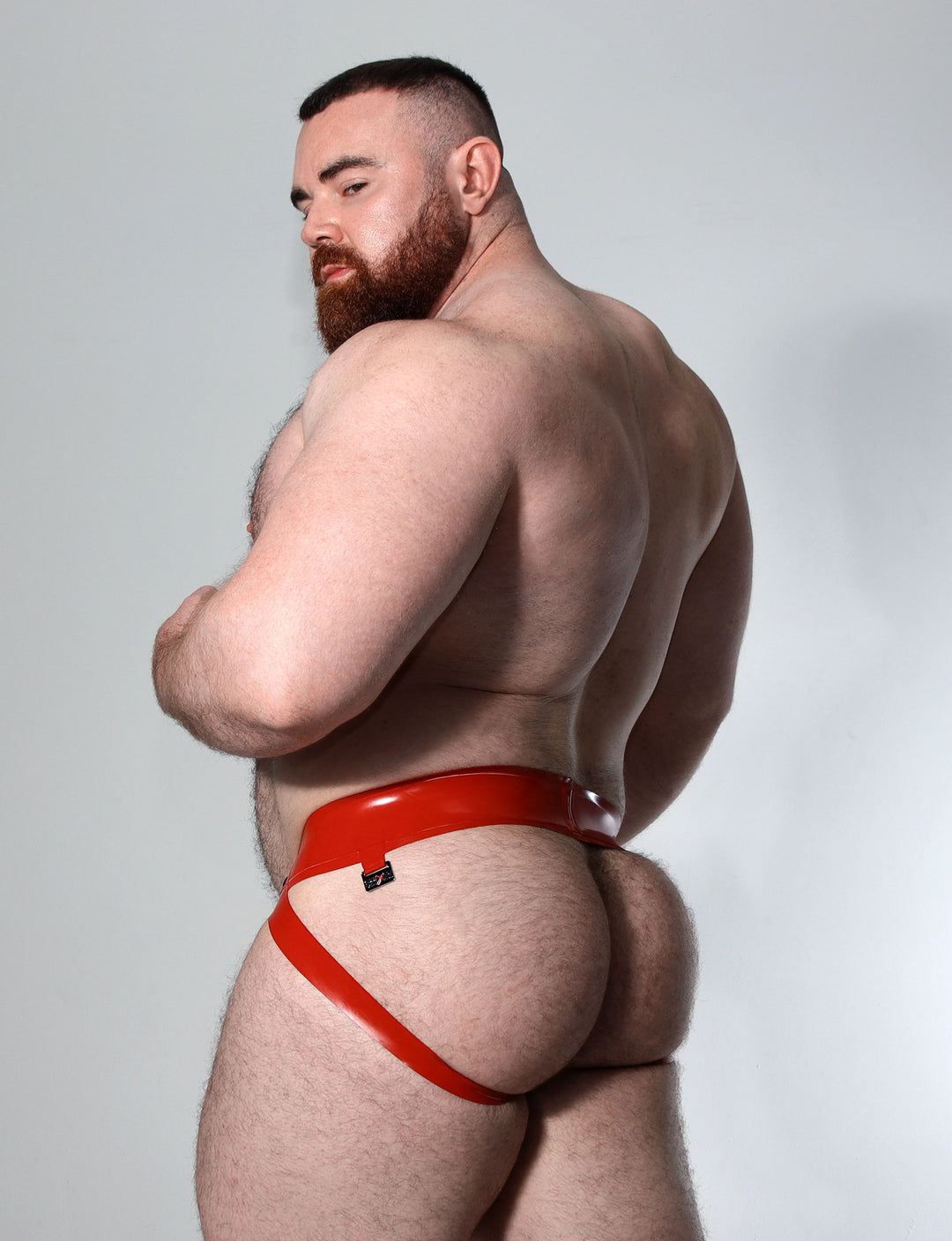 Red Industrial Jockstrap