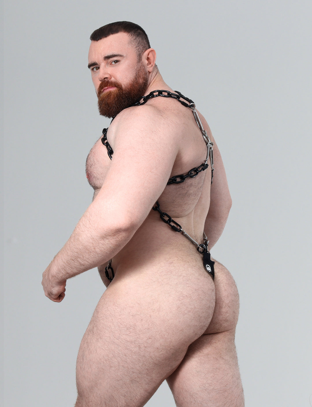 Steel Stamina Thong Mesh Suit