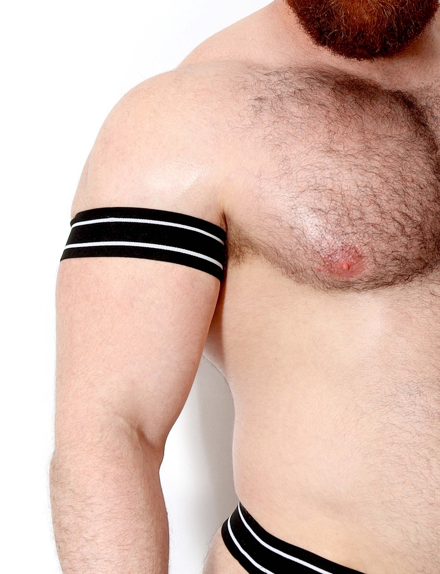 Treble Elastic Armbands - Black (2 set)