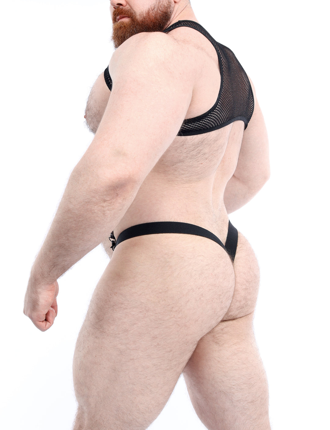 Alter Exposed Mesh Thong Suit