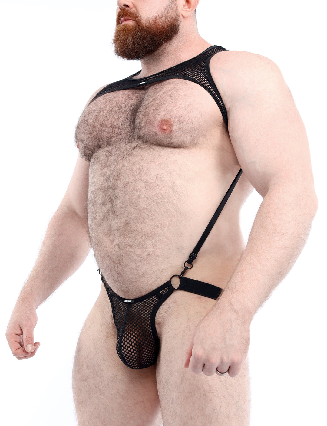 Alter Exposed Mesh Assless Suit