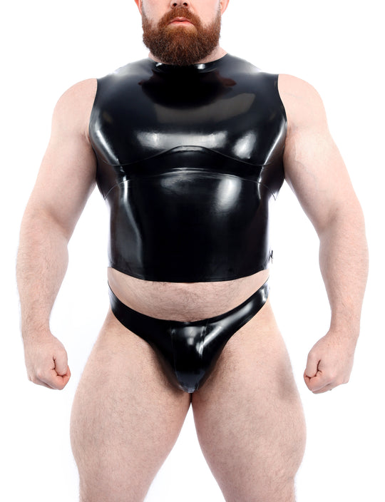 Contour Crop Top - Black