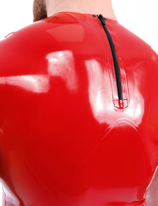 Contour Crop Top - Red