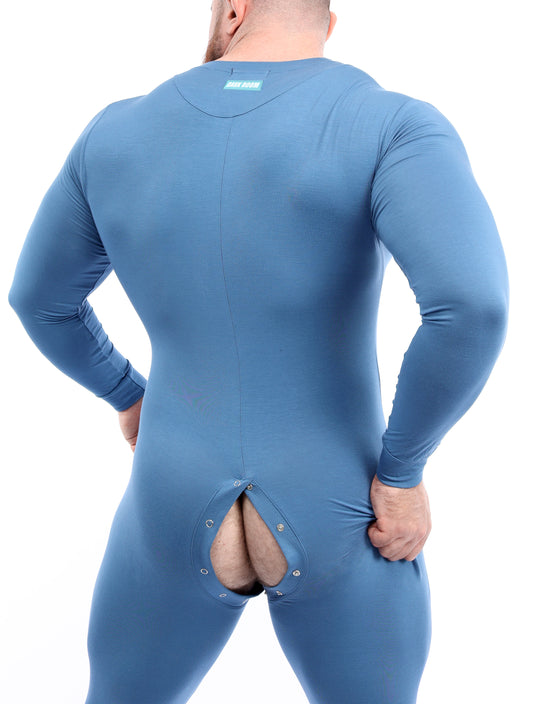 Easy Access Onesie - Blue