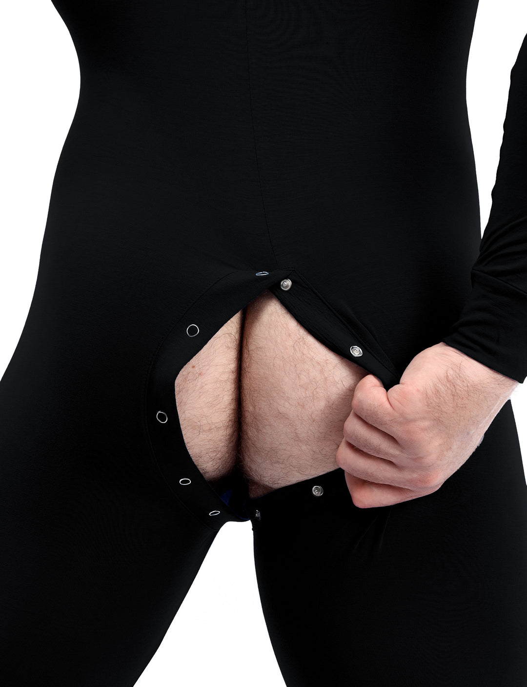 Easy Access Onesie - Black