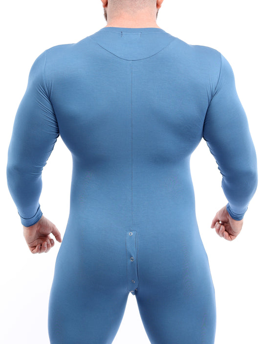Easy Access Onesie - Blue