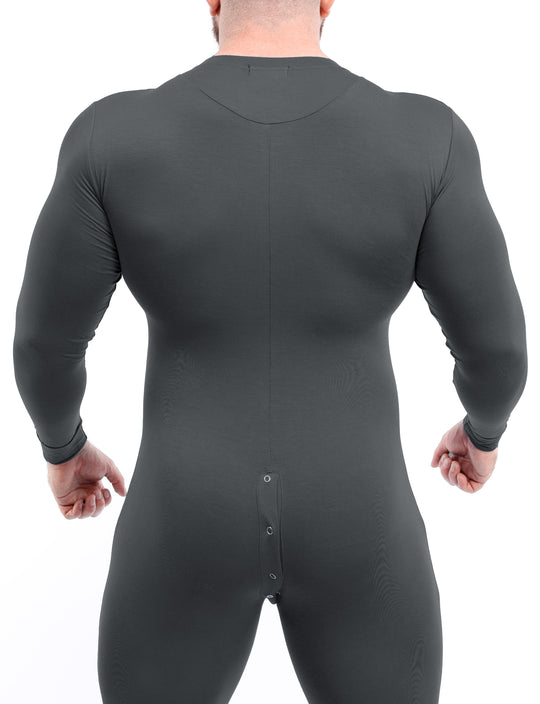 Easy Access Onesie - Grey