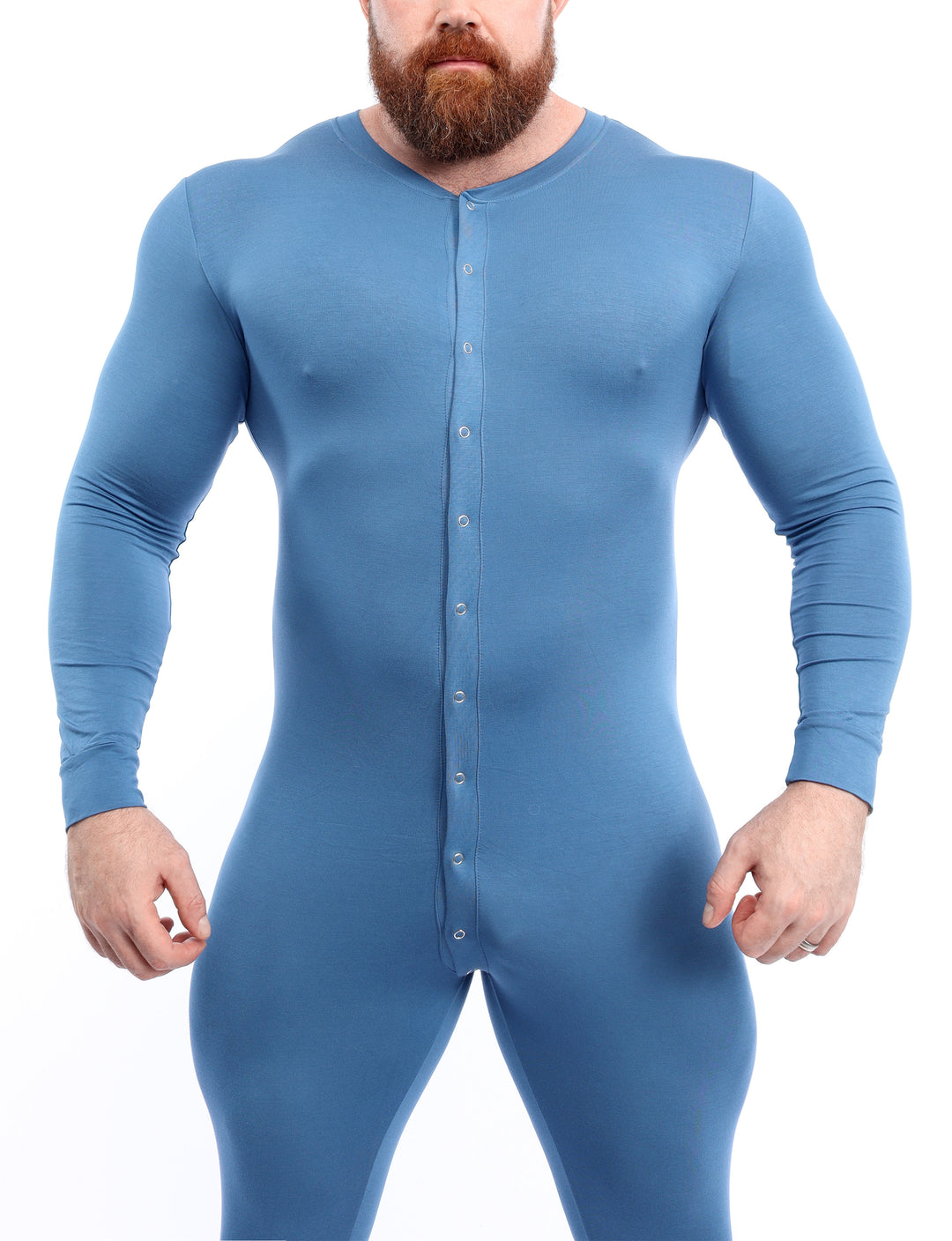 Easy Access Onesie - Blue