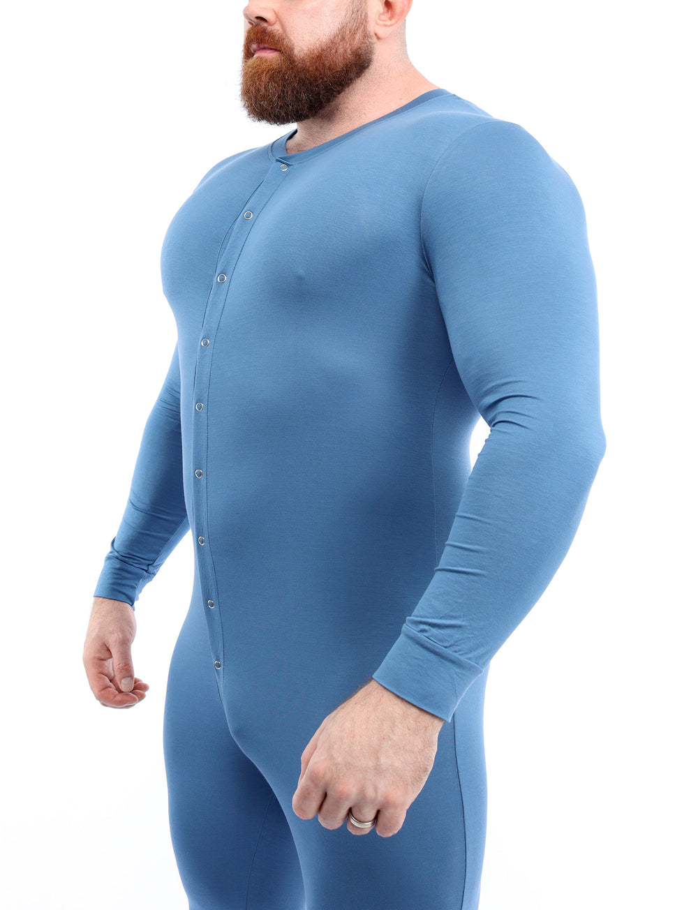 Easy Access Onesie - Blue