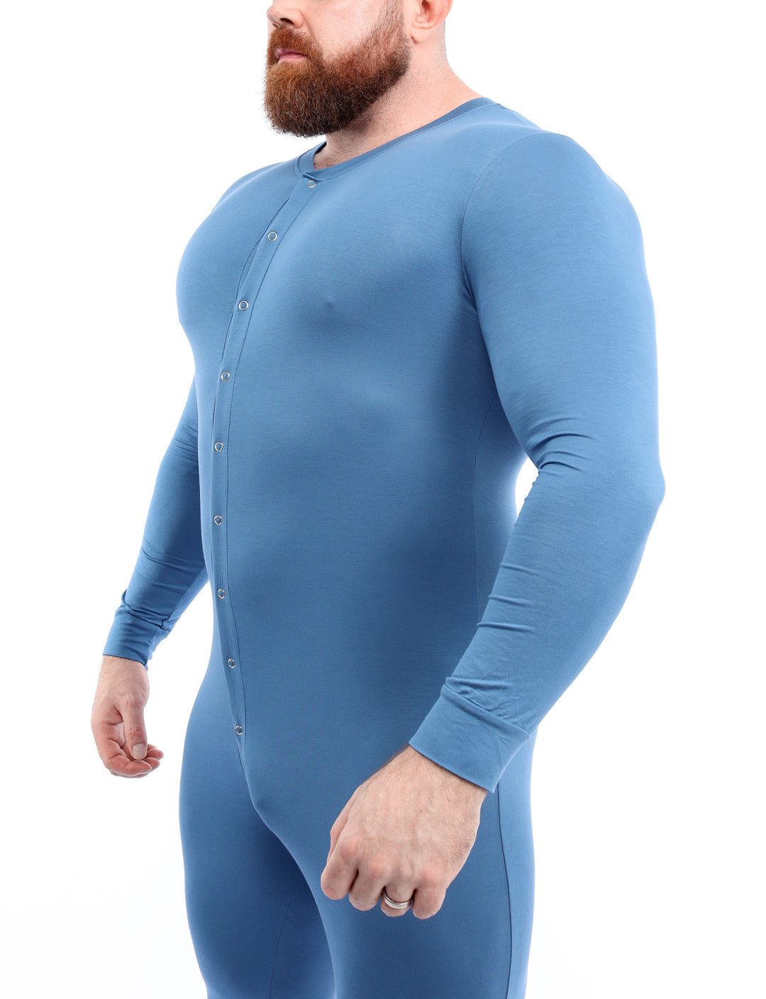 Easy Access Onesie - Blue