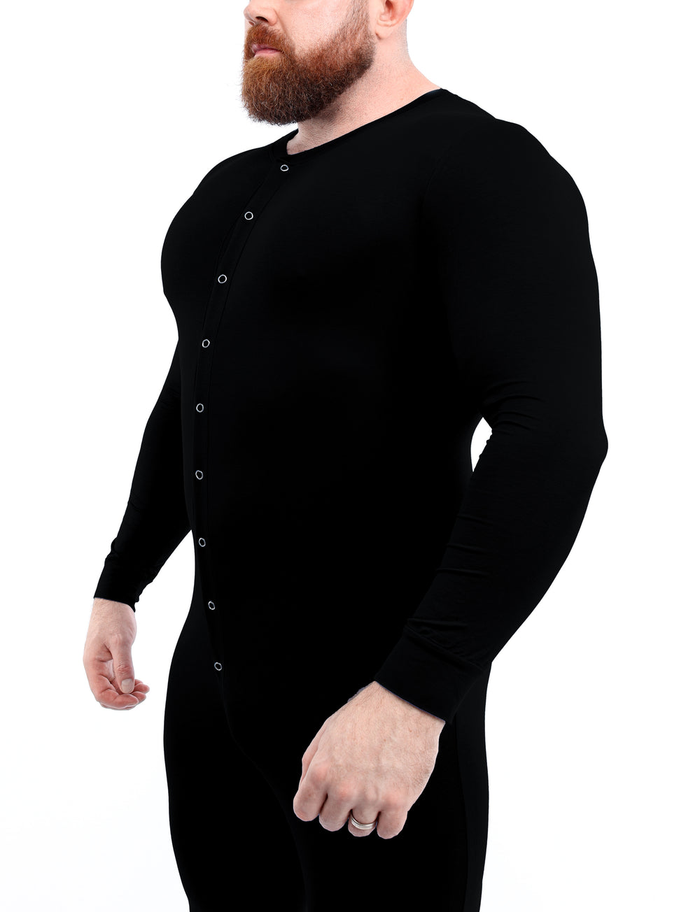 Easy Access Onesie - Black