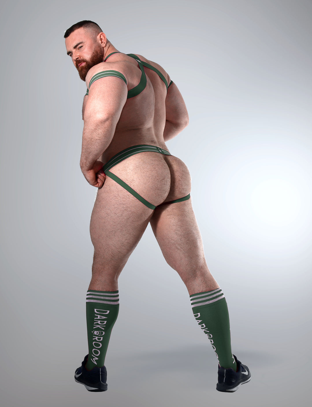TREBLE GREEN SUIT LOOK