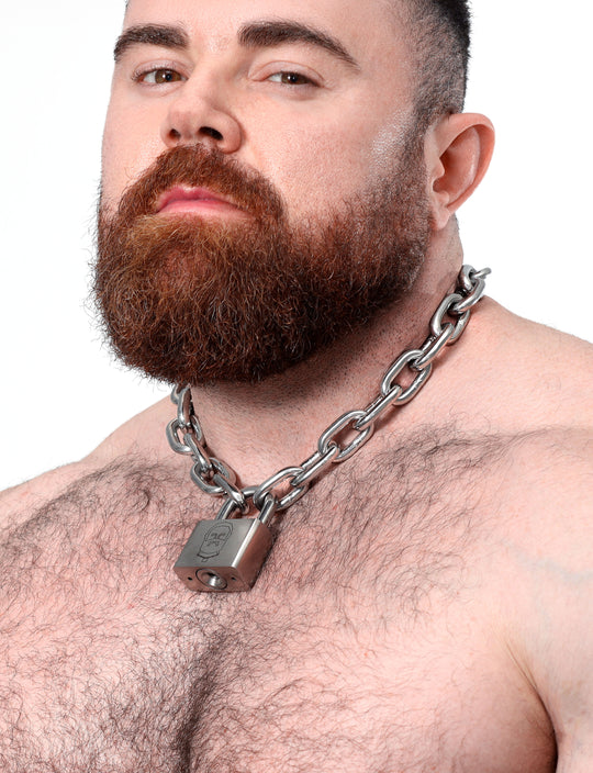 Sleek Padlock Necklace