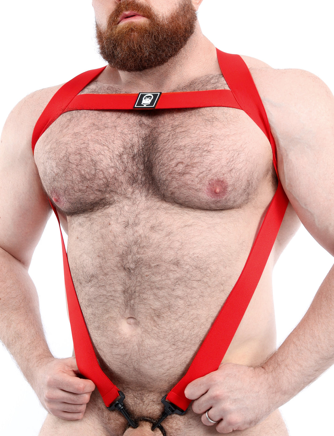 Stamina Cock-Strap Suit Red