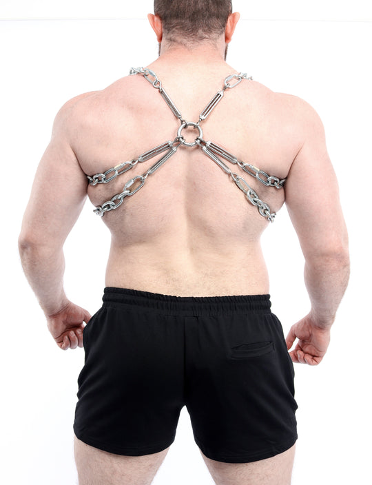 Single Folsom Harness - Silver