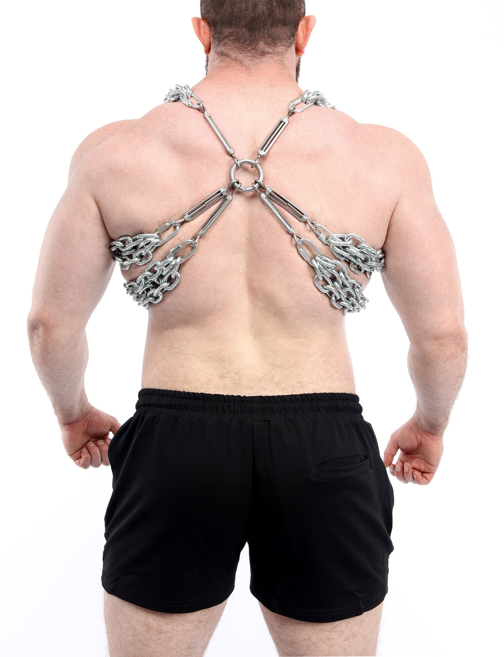 Triple Folsom Harness - Silver