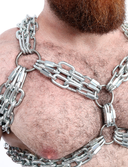 Triple Folsom Harness - Silver