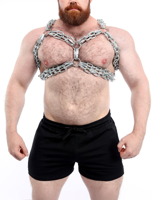Triple Folsom Harness - Silver